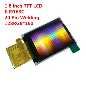 1,8-инчов TFT-LCD екран, цветни панела, заваряване ILI9163C, 8-bit MCU 8080, интерфейс 128 (RGB) * 160 Широк преглед