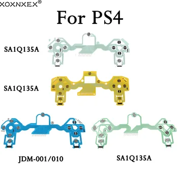 1 бр. лента на печатна платка с бутони за PS4 JDS JDM-001 010 011 контролер с проводяща фолио, гъвкав кабел за клавиатура