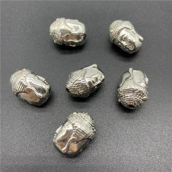 1 бр. мъниста от сплав 15x12 мм, древните сребърни висулки, висулки във форма на глава на Буда, висулки за бижута, аксесоари за направи си САМ
