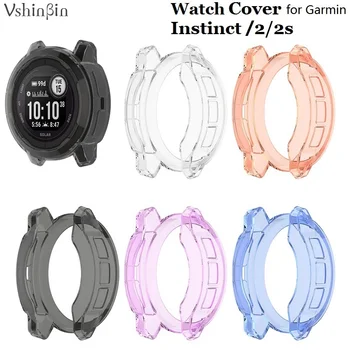 10 Бр. Защитен калъф за умни часовници на Garmin Instinct 2 2s, мека броня от TPU, защитен калъф от надраскване, защитната обвивка