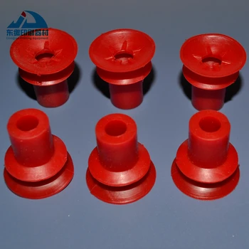 10 броя червена гумена нещастници OD21mm, ID6mm, височина 22 мм