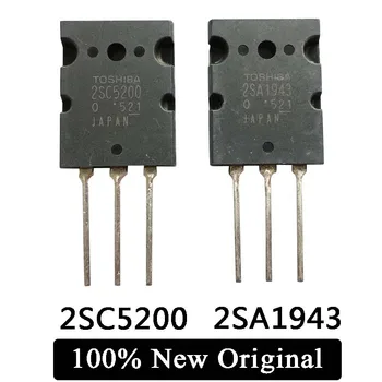 10ШТ 2SA1943 TO-3P 2SC5200 TO-3PL 3 двойки (5ШТ SC5200 SA1943) TTC5200 TTA1943 100% Нов оригинален чип в наличност