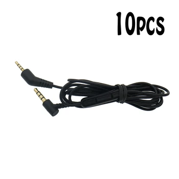10шт Нов преносимото аудио кабел кабел за слушалки B ose Quiet Comfort QC3 Удлинительный кабел 2,5-3,5 мм с микрофон Микрофон