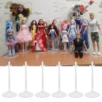 12шт Прозрачна Поставка За Демонстрация на Кукли С Подкрепата на Талията, Пластмасов Държач За куклена Къща, Подпори