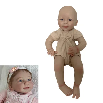 17-Инчов комплект Little Lisa Painted Reborn Baby Doll Мухъл в Разглобено Формата на Комплект от Детайли Reborn Baby Doll