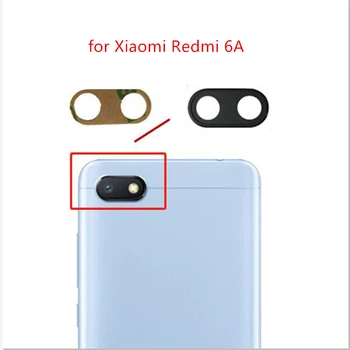2 бр. за Xiaomi Redmi 6a Помещение Стъклен Обектив на Задната част на Задната Камера Подмяна на Стъкло на Обектива на Ремонт на Резервни Части с Лепило