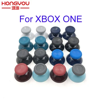 2 бр. контролера на Microsoft XBox One X S Оригинален 3D аналогов джойстик с химикалка, шапка, синьо, Червено