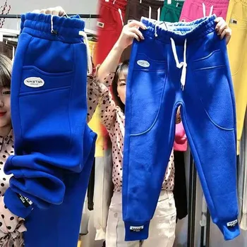 2021, новостите на пролетта, женски зреещи в корейски стил с еластична гумена лента за кръста, универсални ежедневни памучни лоскутные панталони с дължина до глезена W53
