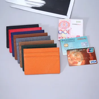 2023 Държач за карти за жени и мъже, Ультратонкая чанта за антимагнитных карти, многофункционален калъф за автобусни банкови карти