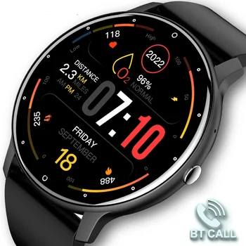 2023 Новите смарт часовници с Bluetooth за мъже, мониторинг на сърдечната честота и кръвното налягане, водоустойчив спортен часовник IP68, мъжки умен часовник Lady + Box