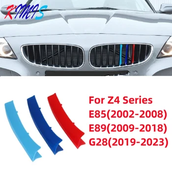 3 бр. ABS Цвят Хартата Германия Състезателна Решетка на Радиатора В Ивица С Тапицерия Клип на M Power За BMW Z4 E89 E85 G29 Roadster Аксесоари 2002-2019 2021
