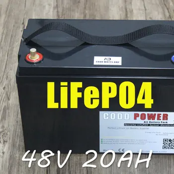 48V 20AH LiFePO4 батерии за электровелосипеда, Електрически скутер дълбоко цикъл