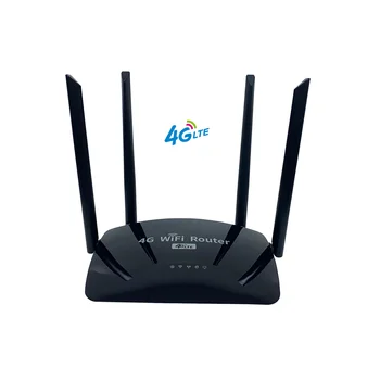 4G Рутер Начална точка за Достъп на 4G мрежа WAN LAN LTE WIFI Модем-рутер със Слот за SIM-карти, Безжичен Wi-Fi рутер