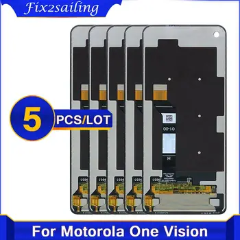 5 бр./лот Origianl За Motorola Moto One Vision LCD P50 Сензорен Дисплей Дигитайзер възли За Мото One Action LCD дисплей