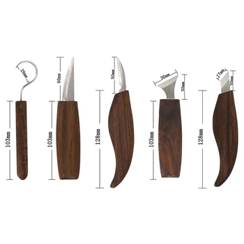 5 бр., нож за дърворезба, инструменти за дърводелец, гравюра на дърво, направи си сам, инструменти за ръчна дърворезба, ножове за рязане на дърво, пилинг