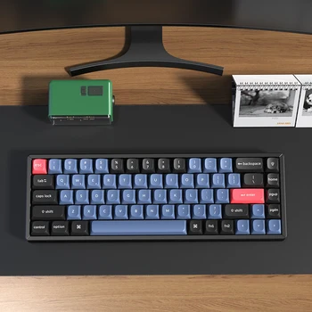 68 клавиши безжичен механична клавиатура, Bluetooth, dual режим на RGB подсветка, полноклавишный преминете K6 Pro с възможност за гореща подмяна на клавиатурата, за офис игри