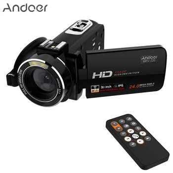 Andoer HDV-Z20 Портативна Цифрова видеокамера за домашна употреба 1080P Full HD Видеокамера С 3.0 