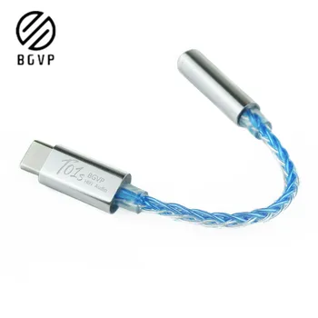 BGVP T01s Усилвател за слушалки TypeC Светкавица С жак 3.5 мм за слушалки аудиоадаптер 32-битов 384 khz Цифров декодер AUX Конвертор