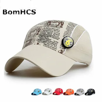 BomHCS/ детска водоустойчив бързосъхнеща шапка с мрежесто козирка, спортна бейзболна шапка 220MZ2
