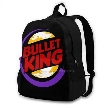 Bullet King - Грабь по свой начин, училищна чанта, раница с голям капацитет, лаптоп, 15 инча, Bullet King, Bullet King The Division, Подразделение на