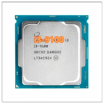 Core i3 9100 3.6 Ghz Четириядрен процесор с четири нишки 65 W 6 М ProcessorLGA 1151