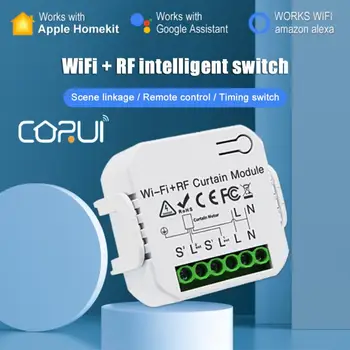 CORUI Sasha Wifi Ключ Щори RF433 С Дистанционно Управление Електрически Валяк Smart Life Support Google Home Алекса Smart
