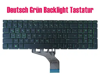 Deutsch Grün Tastatur с подсветка за HP Gaming 17-cd0244ng 17-cd0300ng 17-cd0301ng 17-cd0310ng 17-cd0311ng 17-cd0316ng