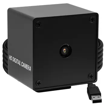 ELP 16-мегапикселова USB-камера с автофокус в метален корпус HD 4656x3496 IMX298 USB-камера с автофокусировкой с 68-градусным мини-обектив за изкуствен интелект, Компютърно зрение