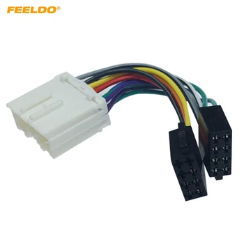 FEELDO Кола стерео конверсионный plug-адаптер 1 бр. за Mitsubishi за ISO CD-радио Теглене на кабели Оригинални главоболие устройство Кабел # 6096