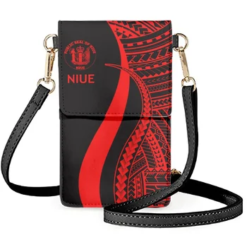 FORUDESIGNS, калъф за мобилен телефон в стила кънтри остров Ниуе, универсални чанти, красиви линии, защитен ефект, чанта-месинджър през рамо