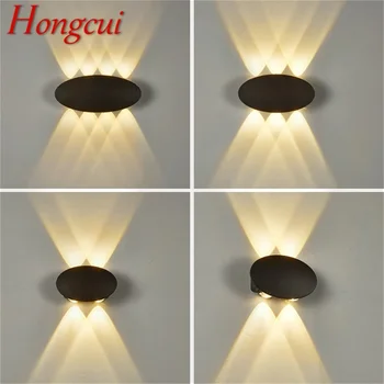 Hongcui led монтиран на стената лампа, съвременен уличен лампа, творческа аплици, водоустойчива лампа за дома: коридор