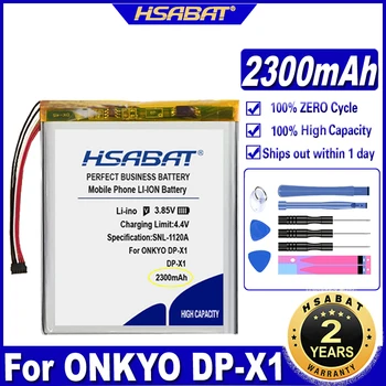 HSABAT DP-X1 XDP-300R 100R Плейър 2300 mah Батерия за плейъра ONKYO DP-X1 XDP-300R XDP-100R Акумулаторни 5-Опънат на Батерията