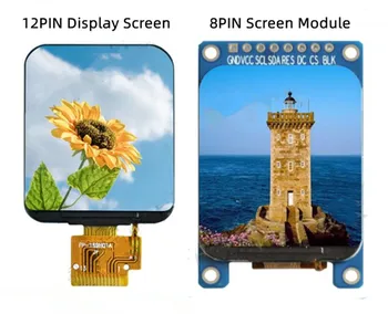 IPS 1,69 см 12 P/8 P/10 P SPI TFT LCD Цветен Екран Модул ST7789 Контролер 240 (RGB) * 280