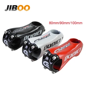 JIBOO -10° Углеродистый Прът 80 мм/90 mm/100 mm Мощност-Кратък Пътен МТВ Велосипед Маса 31,8 Тръба Велосипеден Прът Велосипеден Мост резервни Части за Планински Велосипед