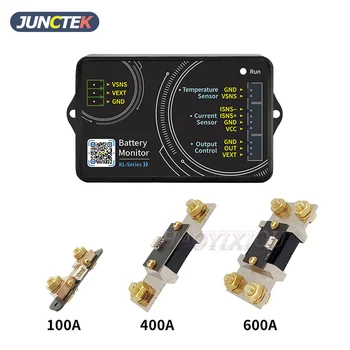 JUNCTEK KL140F точност ръководят Bluetooth Кулоновский Брояч Литиева Батерия Автомобилен Детектор Капацитет Фосфат за Дом на колела 400A 120V