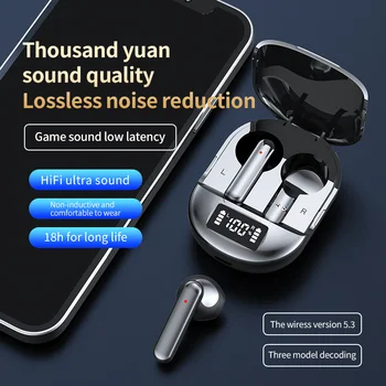 K40 Touch Control 5.3 Безжични Слушалки HIFI 3D стерео слушалки За Джогинг, Спортно Детска Слушалки TWS ENC Слушалките С Шумопотискане