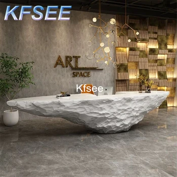 Kfsee 1 бр. в комплект Модерен маса за приемане на гости размер 200*70*105 см