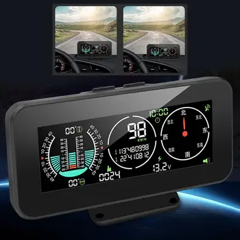 LCD за измерване на скоростта, авто компас, инклинометр, лесен монтаж, ъгъл на наклон M60