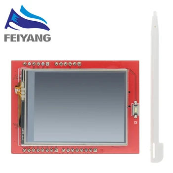 LCD модул TFT, 2.4 инчов TFT-LCD екран, такса UNO R3 и поддръжка на мега 2560 с едно докосване на писеца gif