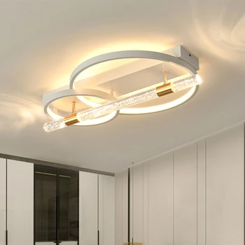 Led лампа за спални, модерни минималистичная лампа за стая, скандинавски креативна форма, лампа за кабинет в главната спалня, атмосферни лампа за хранене