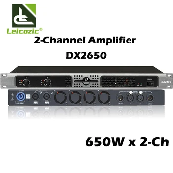 Leicozic DX2650 Усилвател на Мощност 650 W x2 Канални Усилватели Equipement Audio Pro Професионална Звукова Система DJ D Class Amplificador