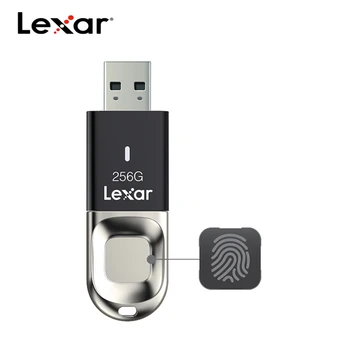 Lexar F35 Отключване на Пръстови Отпечатъци Стик 64 GB 3,0 USB Флаш Памет от 128 GB U-Диск, 32 GB, 256 GB Флаш Памет Метална Криптирани и Предпазва за PC