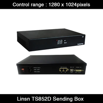 Linsn Синхронизирана кутия за изпращане на Една опаковка по Една карта за изпращане на TS852D Пълноцветен led дисплей контролен Панел Външна кутия за изпращане