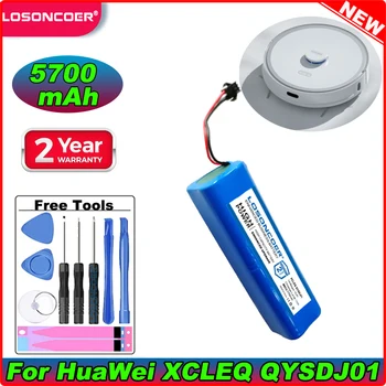 LOSONCOER 5700 mah литиево-йонна батерия за HuaWei XCLEQ QYSDJ01 Аксесоари за Робота-прахосмукачка Резервни части Батерия