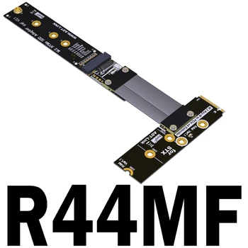 M. 2 за твърдотелно устройство NVMe SSD Удължител на кабела PCIe3.0 x4 Полноскоростной адаптер M-Key, Поворачивающийся на 90 градуса под прав ъгъл