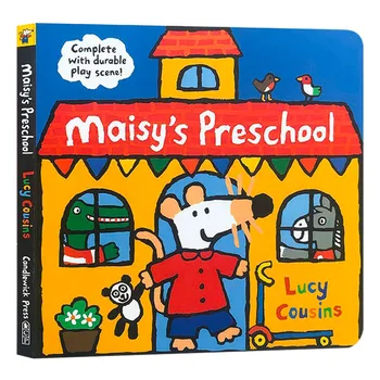 Maisy's Preschool, Lucy Cousins, Детски книги за деца 3, 4, 5, 6 години, английски книги с картинки, 9781536206784