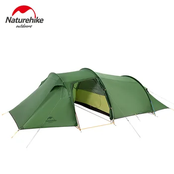 Naturehike Opalus Сверхлегкая туннельная палатка за нощуване на открито-на 2-4 човека, удебелена непромокаемая палатка