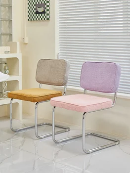 Nordic Home Furniture Ins стол за Хранене Easy Луксозно обзавеждане за хол, Вельветовые Кафе Столове, Столове за тоалетна масичка със стол в спалнята