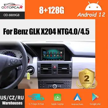Odtopcar За Mercedes GLK-Class (X204) NTG 4,0 4,5 Автомобилен Мултимедиен Android Auto Carplay Обновяване на GPS Navi Сензорен Екран 4G WIFI