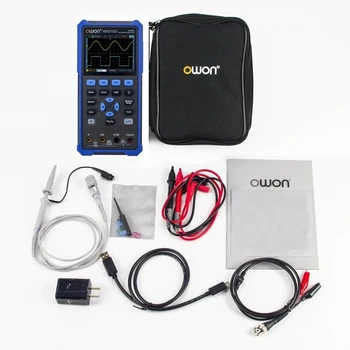 OWON HDS2102S HDS2202S Цифров осцилоскоп 100 Mhz/200 Mhz Преносим 3 в 1 USB Осцилоскопи + Мултицет + Генератор на сигнали